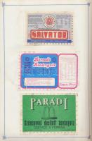 532 db üdítőital címke füzetben