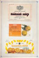 532 db üdítőital címke füzetben