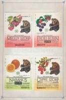 532 db üdítőital címke füzetben