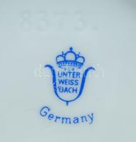 Kézzel festett sorszámozott áttört ruhás német porcelán balerina figura szokásos hibákkal /
Handpain...