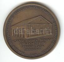 1987. "Magyar Mezőgazdasági Múzeum Baráti Körének Szécsényi Csoportja-Kőrösi Csoma Sándor" Br emlékérem (42mm) szign:B.Gy. T:1