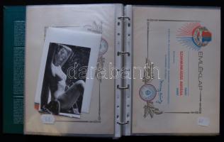 1970-1990 96 db reklám plakátok, emléklapok, szórólapok dossziéba rendezve