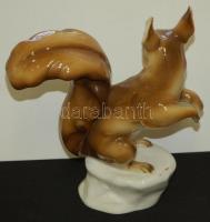 Jelzett Royal Doux porcelán mókus figura 24cm magas