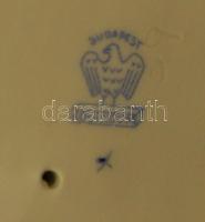 Kis porcelán tétel: Hollóházi kulacs dugó nélkül, 3db klf figura