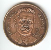 1989. "MÉE-Szeged Csonka János/Budai 11 Baráti Kör" Br emlékérem (42mm) szign.: F.M. T:1