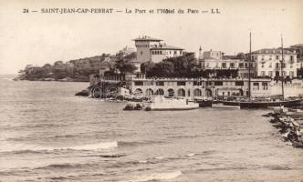 Saint-Jean-Cap-Ferrat port and Park Hotel