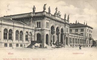 Vienna Westbahnhof railway station (small tear)