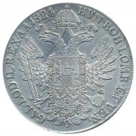 Ausztria / magyar verdejel 1824B. Konvenciós Tallér Ag "II. Ferenc" Körmöcbánya (28.09g) T...