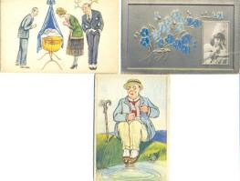 99 db vegyes háború előtti motívum képeslap jobbakkal