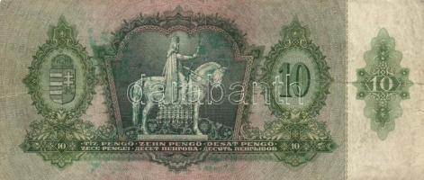 1930-43. 10P ,20P, 50P, 100P, 1000P mindegyik hamis nyilaskereszt felülbélyegzéssel T:II,III+