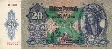 1930-43. 10P ,20P, 50P, 100P, 1000P mindegyik hamis nyilaskereszt felülbélyegzéssel T:II,III+