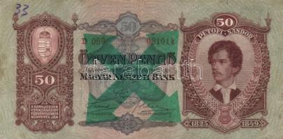 1930-43. 10P ,20P, 50P, 100P, 1000P mindegyik hamis nyilaskereszt felülbélyegzéssel T:II,III+