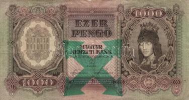 1930-43. 10P ,20P, 50P, 100P, 1000P mindegyik hamis nyilaskereszt felülbélyegzéssel T:II,III+