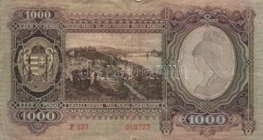 1930-43. 10P ,20P, 50P, 100P, 1000P mindegyik hamis nyilaskereszt felülbélyegzéssel T:II,III+