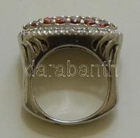 Dekoratív női ezüst (Ag) gyűrű Swarovski kövekkel díszítve 10,3gr