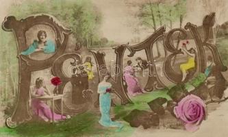 Friday, couples and ladies in the garden