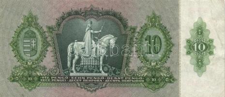 1936. 10P + 1941. 20P mindkettő hamis adópengő bélyeggel + "MNB Debreceni Fiókintézet" bél...