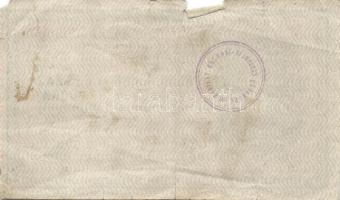 1918. 200K hullámos hátlap, "A 2108" sorozat "III. Hadtest Katonai Szervező Csoportja...