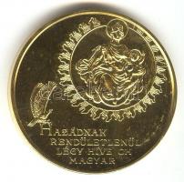 1989. "1956-1989 Október 23." aranyozott emlékérem. Szign: BGY (43mm) T:PP