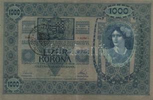 1902-1915. 1000K (2x) + 100K + 20K (2x) I. és II. kiadás + 2K + 10K, köztük 3db "Romania" ...