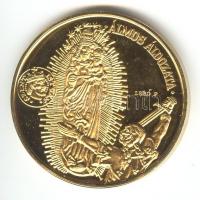 1996. "A Honfoglalás emlékére / Álmos áldozata" aranyozott emlékérem. Szign.: Lebó F. (42m...