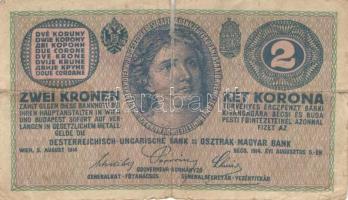 1913. 20K (4x) + 1914. 2K bélyegzések az SHS Királyság területéről, egyik "Versecz..." körbélyegzővel T:III,IV