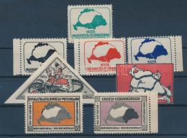1916-1919 8 db irredenta levélzáró