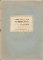 1944 Balatonaliga rendezési terve különlenyomat