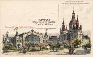 Budapest Ezredéves Országos Kiállítás Gépcsarnok  5kr Ga. s: Morelli