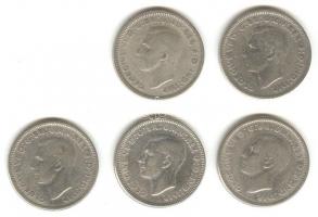 Ausztrália 1946. 1 Sh Ag (5x) T:2-,3
Australia 1946. 1 Shilling Ag (5x) C:VF,F