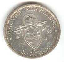 1938. 5P Ag "Szent István" T:2-