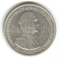 1930. 5P Ag "Horthy jobbra" T:2-