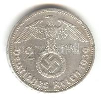 Német 3. Birodalom 1939J 2M Ag "Hindenburg" T:2-
German Third Reich 1939J 2 Marks Ag &quot...