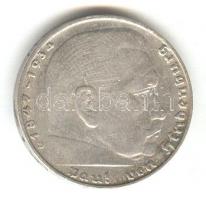 Német 3. Birodalom 1937D 2M Ag "Hindenburg" T:3
German Third Reich 1937D 2 Marks Ag "...