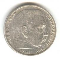Német 3. Birodalom 1938A 2M Ag "Hindenburg" T:2-/3
German Third Reich 1938A 2 Marks Ag &qu...
