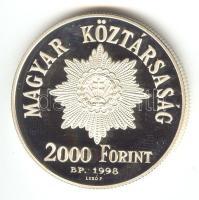 1998. 2000Ft Ag "1848-49. forradalom és szabadságharc 150. évfordulója" szign.: Lebó F T:PP