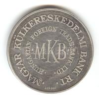 1996. "MKB Rt." Ag(999) emlékérem (31,1g/42mm) szign.: Lebó F T:exPP
