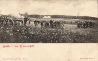 Artillerie im Manöverfeld / tüzérségi manőver, Artillerie im Manöverfeld / K.u.K. artillery