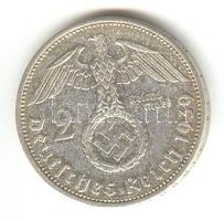 Német 3. Birodalom 1939A 2M Ag "Hindenburg" T:2
German Third Reich 1939A 2 Marks Ag "...