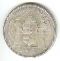 1930. 5P Ag "Horthy jobbra" T:3