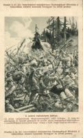 Military WWI Hungarian soldiers against a Russian unit s: Basch Árpád