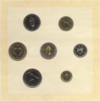 2008. 1Ft-100Ft 7klf db + Mátyás denár Ag fantáziaverete "Reneszánsz emlékév" dísztokos sz...