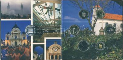 2010. 5Ft-200Ft 6klf db + "Pécs 2010 Európa Kulturális Fővárosa" Ag(999) emlékérem dísztokos szettben T:BU Csak 2000db!