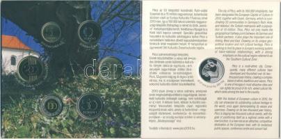 2010. 5Ft-200Ft 6klf db + "Pécs 2010 Európa Kulturális Fővárosa" Ag(999) emlékérem dísztok...