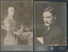 cca. 1870-1900 Vegyes: 6db keményhátú nagy méretű fotó, magyar fényképészek műtermeiből / vintage ph...