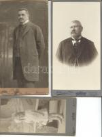 cca. 1870-1900 Vegyes: 6db keményhátú nagy méretű fotó, magyar fényképészek műtermeiből / vintage photos from various artists  cca. 16,5x10,5cm