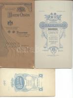 cca. 1870-1900 Vegyes: 6db keményhátú nagy méretű fotó, magyar fényképészek műtermeiből / vintage ph...