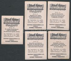 cca. 1935-1944 5 db Adolf Hitler und sein Weg zu Großdeutschland. Nagynémetország eredeti propaganda kiadványok német nyelven