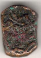 India 1903-1906 körüli bronz kavicspénz T:2/3