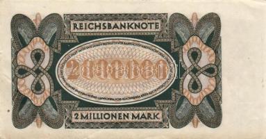 Német Birodalom 1923. 2.000.000M T:II hajtatlan!
German Empire 1923 2.000.000 Mark C:XF never folded...